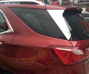 For Chevrolet Equinox 2018-24 Chrome Rear Trunk Side Pillar Cover Spoiler Decor - Picture 1 of 9