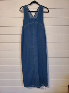 Premiere International Jeanskleid Strampler groß 100% Baumwolle 90er Knöpfe - Bild 1 von 5