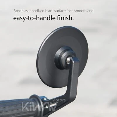 Espejo de extremo de barra x1 redondo negro COLIN Slim para Triumph Street Triple /R '13-'18 Foto 1 de 4