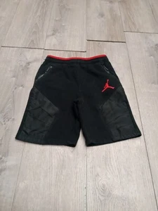 Air Jordan Sweat Shorts Boys Youth Medium Black Elastic Waist Pocket Drawstring - Picture 1 of 8