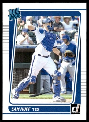 2021 DONRUSS RATED ROOKIE SAM HUFF R53 - Image 1 of 2