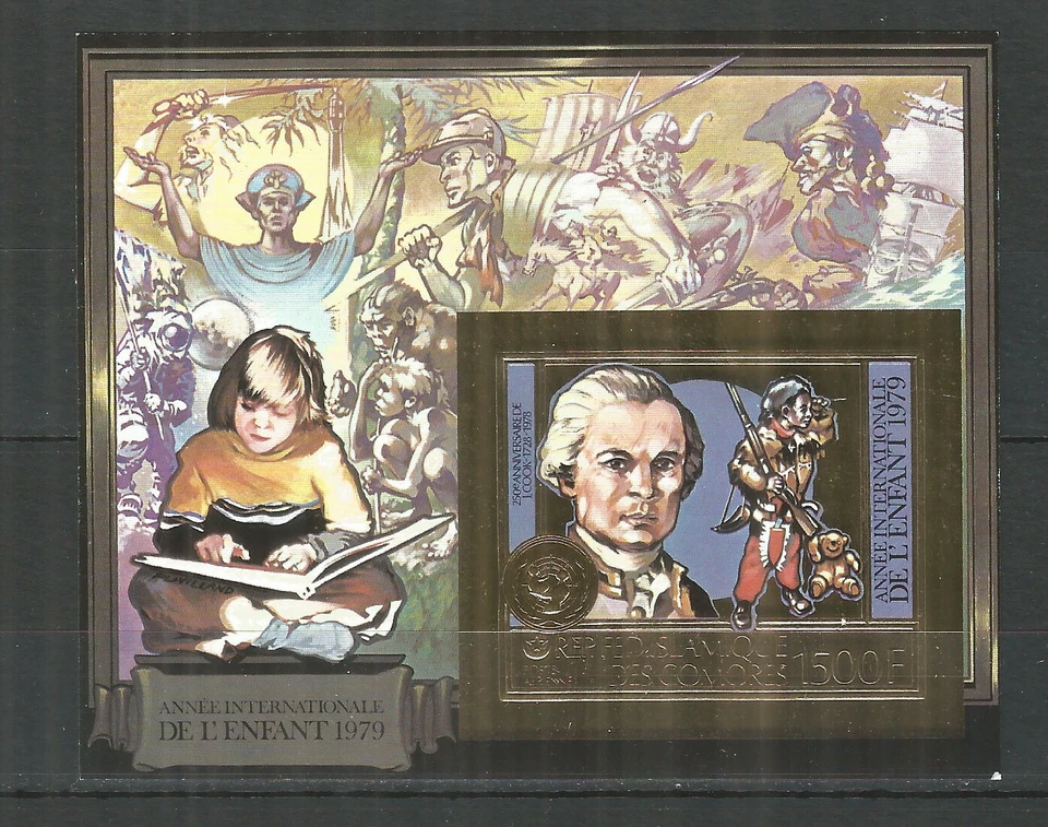 Comoras bloque como nuevo MNH(**) 1979 año imperfecto. Foto 1 de 1