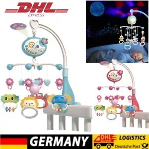 Baby Mobile für Kinderbett Krippe mit Licht und Musik Baby Kinderbett Spieluhr - Bild 1 von 12