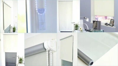 Klemmfix Thermo Rollo ohne Bohren Verdunklungsrollo Seitenzug Ketten Klemmrollo - Bild 1 von 4