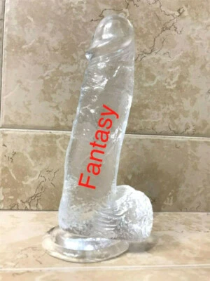 8-Inch-HUGE-Dildo-Realistic-Waterproof-Suction-Cup-Men-Penis-Female-Sex-Toy - Image 1 of 4