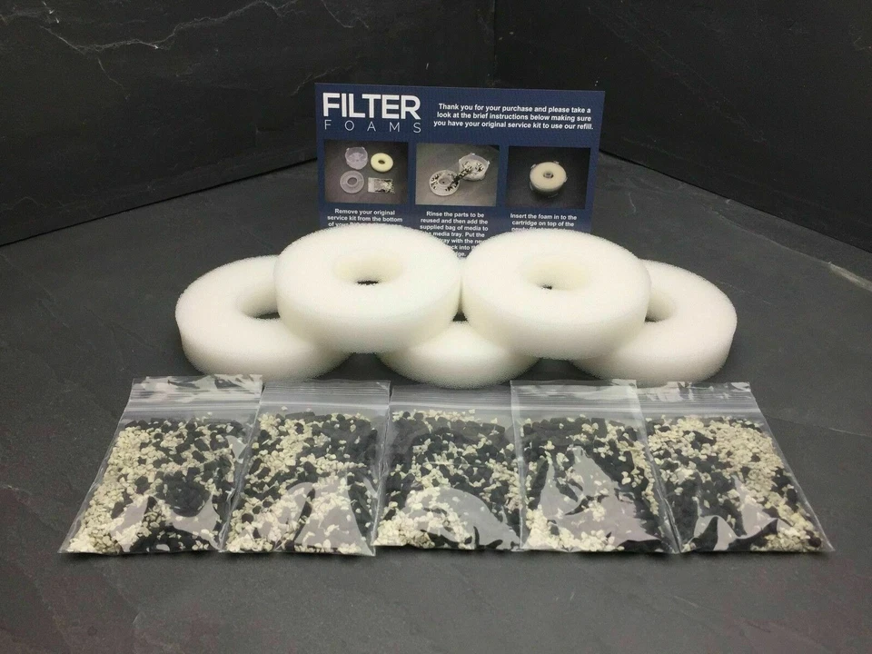 5 COMPATIBLE WITH BIORB FILTER SERVICE KIT REFILL REPLACEMENT FOR BIO ORBS MEDIA - Image 1 of 3