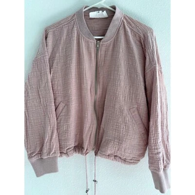 Chaqueta Bomber BB Dakota Mujer Talla Pequeña Rosa Primavera Informal Exterior Preppy Foto 1 de 4