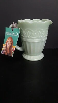The Pioneer Woman Timeless Beauty Jadeite Color Creamer-Pitcher Vintage Style  - Image 1 of 3