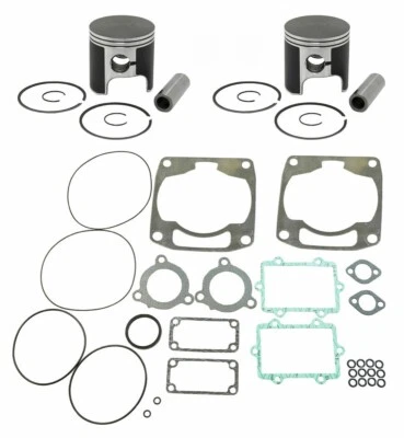 2003 2004 Arctic Cat Mountain Cat 800 SPI Pistons Top End Gasket Kit Std 81mm - Image 1 of 4