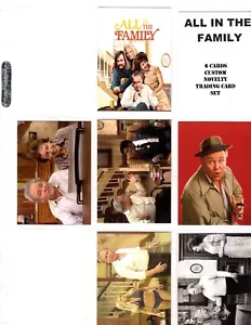 ALL IN THE FAMILY CUSTOM NEUHEIT TRADING CARD 6 KARTEN SET - Bild 1 von 2