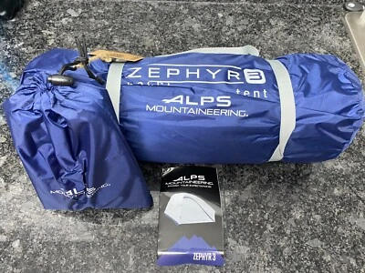 NEW ALPS Mountaineering Zephyr 3 Person Tent w/Footprint - Image 1 of 4
