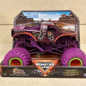 New Monster Jam Calavera 2023 Series 19 Die Cast 1:24 Spin Master Pink - Picture 1 of 5