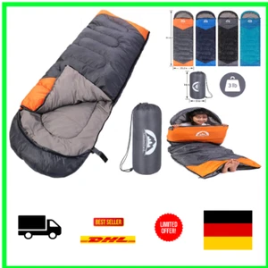 SWTMERRY Schlafsack für Wandern, Rucksackreisen & Campen - für 3 Jahreszeiten... - Bild 1 von 8