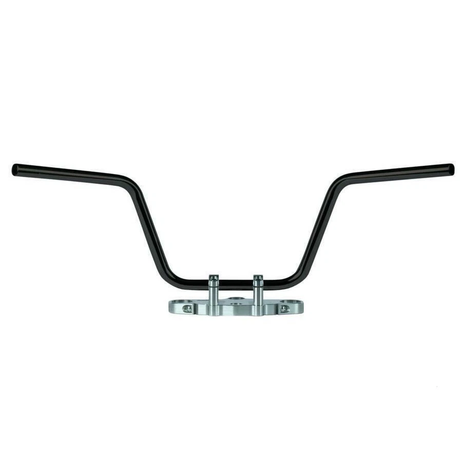 Stahllenker Custom Apehanger schwarz 22mm mit ABE TRW/LUCAS MCL137SS - Bild 1 von 2