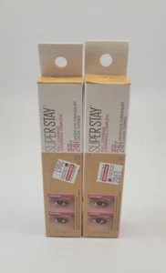 2 PACK MAYBELIINE SUPER STAY FULL COVERAGE UNDER EYE CONCEALER 30 HONEY - Picture 1 of 8