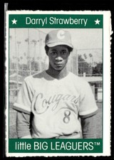 Darryl Strawberry 1991 Simon & Schuster More Little Big Leaguers New York Mets