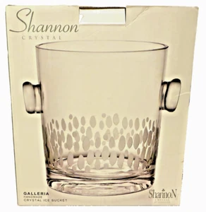 Cubo de hielo de cristal Shannon/Galería cristal hecho a mano/NUEVO EN CAJA - Imagen 1 de 3