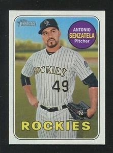 #484 ANTONIO SENZATELA, Rockies - 2018 Topps Heritage: SP 185001e - Imagen 1 de 3