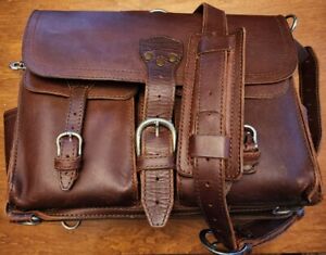 Saddleback Leather Front Pocket Briefcase -  Chestnut Large