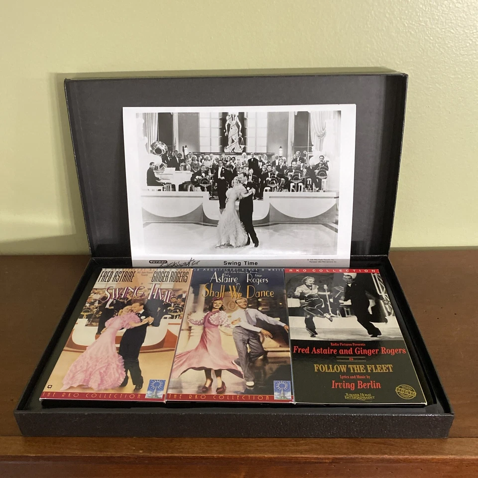 Astaire & Rogers RKO Pictures Original Studio Edition Set Of 3 Sealed VHS Tapes - Image 1 of 4
