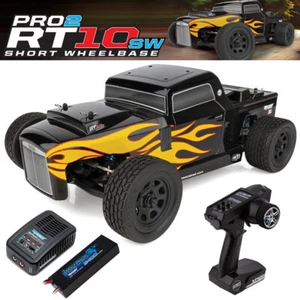 Associated 70024C 1/10 PRO2 RT10SW On-Road 2WD RTR SC Truck Black Lipo Combo - Picture 1 of 11