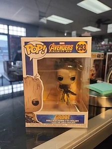 Funko Pop! Vinyl: Marvel - Groot (w/ Blaster) #293  - Picture 1 of 6