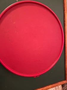 Tupperware T-Deckel, Ersatzdeckel, Nr. 1832-1,Rot  Ø 24,5 / 26 cm,  - Bild 1 von 4