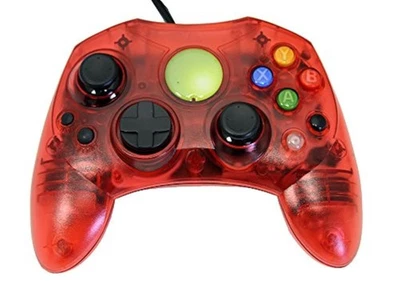 替换控制器适用于 Xbox 原装红色透明 Mars 设备 5Z — 第 1/3 张图片