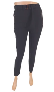 Fabiana Filippi Jogging-fit Silk Stretch Trousers Size 40 XS Womens Black $650 - Picture 1 of 13
