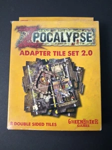 Zpocalypse Game Adapter Tile Set 2.0 GreenBrier Games - Picture 1 of 4