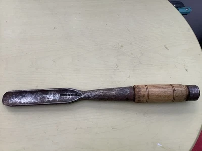 Antique Isaac Greaves Sheffield 1825-1859 Wood Gouge Chisel 15” - Image 1 of 4