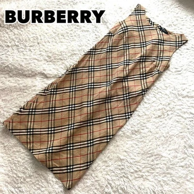 BURBERRY Dress Sleeveless Nova Check Pattern Size 38 Length 91 cm - Image 1 of 4