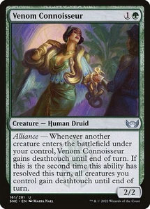 (5x FOIL) VENOM CONNOISSEUR - SNC New Capenna – MTG Magic the Gathering Card - Picture 1 of 5