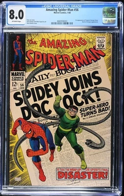 Amazing Spider-Man #56 [1968] - CGC 8.0 - Doctor Octopus appearance - Image 1 of 2