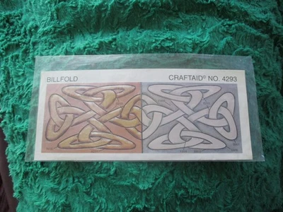 Billetera Craftool Craftaid Nº 4293 - Cuero Patrón de Trabajo FS Foto 1 de 2