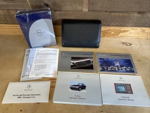 2000 Mercedes Benz S430 S500 S Class Owners Manual w/Nav Manual & sealed VHS - Foto 1 di 11