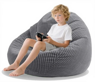 Bean Bag Chairs with Memory Foam Chairs for Kids Teens Toddler Faux Fur Sofa ... - Image 1 of 4