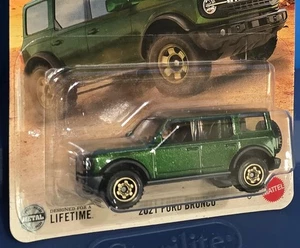 2025 MATCHBOX 2021 Ford Bronco Green 30/125 Metal Parts NEW '21 - Picture 1 of 5