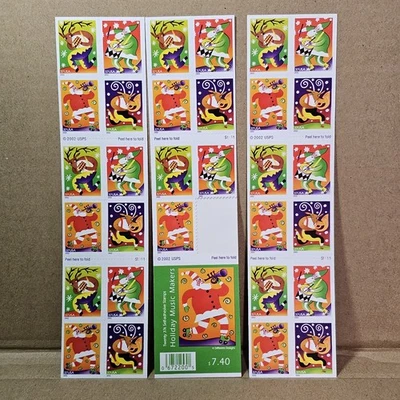 ALLY'S STAMPS Scott #3824b 37c Holiday Music B/P [53 Total] MNH F/VF [BP-66b_c1] - Image 1 of 2