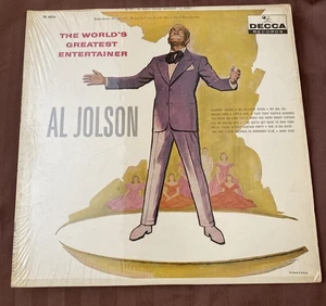 Al Jolson - The World's Greatest Entertainer Lp Mono DL 9074 Decca In Shrink - Picture 1 of 11