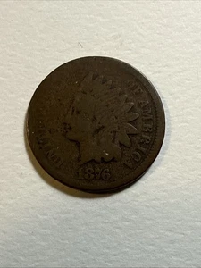 1876 Indian Cent schöne original gute G Erhaltung schöne Münze siehe Bilder 7099 - Bild 1 von 10