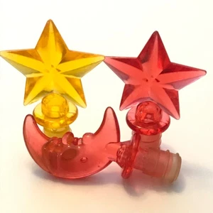 Lote de 3 tapones de botellas de vino de acrílico vintage raros L3 - Imagen 1 de 2