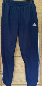 Adidas Mens Medium Blue Tracksuit Bottoms Joggers Leisure Sports Casual Vgc - Picture 1 of 8