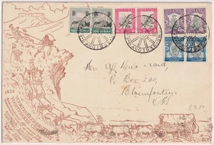 Sudáfrica Voortrekker 1938 Centenario Primer Día Cubierta Pretoria Cachet FDC - Imagen 1 de 2