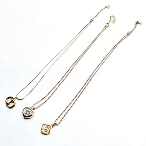 SIN TARIFA Collar Dior Juego de 3 Metal Dorado 1566779 - Imagen 1 de 10