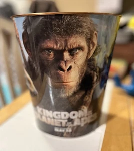 Königreich des Planeten der Affen Kupfer Popcorn Eimer Dose Regal Kino von Zink - Bild 1 von 5