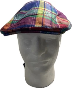 NEU - Größe S/M Polo Ralph Lauren Zeitungsjunge/Cabbie Mütze Baumwolle kariert $ 78 - Bild 1 von 8