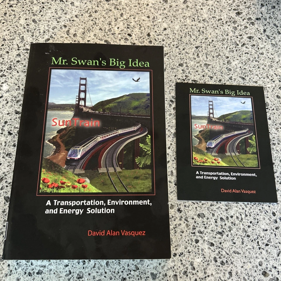 Mr. Swan s Big Idea Paperback SIGNED Green Energy plan - Image 1 of 4