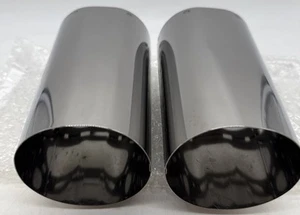 Harley Davidson Touring 2016 OEM Chrome Fork Covers Sliders Pair-Very nice! - Picture 1 of 14