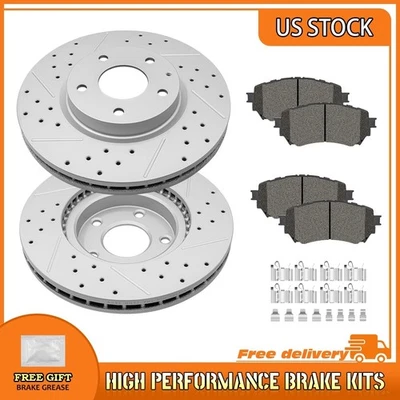 Pastilla de freno delantera perforada de cerámica para Mazda 6 2014 2015 2016 2017 2018 Foto 1 de 4